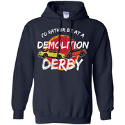 I’d Rather Be At A Demolition Derby-Funny Tee Men T-shirt