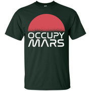Occupy Mars, Space Astronauts Moon Aliens Rocketry Men T-shirt