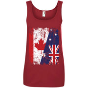 CANADA AUSTRALIA FLAG Women T-Shirt
