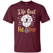 Life Goal Pet All The Dogs Golden Retriever Men T-shirt