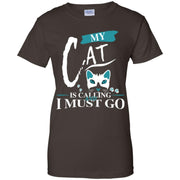Cat Kitten Funny Gift Women T-Shirt