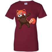 Funny Dabbing Red Panda Dab Dance Gift Women T-Shirt