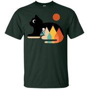 Baby With Cat Men T-shirt