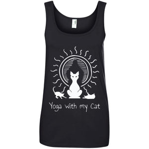 Yoga With My Cat Women T-Shirt