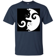 Yin Yang cat Men T-shirt