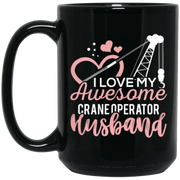 Crane Operator Wife Husband Tower Crane Coffee Mug, Tea Mug
