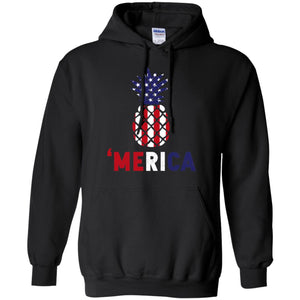 4th Of July Merica Pineapple America Flag Men T-shirt