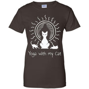 Yoga With My Cat Women T-Shirt
