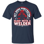 Sleep With A Welder Men T-shirt