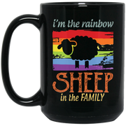 Rainbow Sheep in the Family LGBT Coffee Mug, Tea Mug