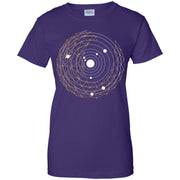 Geometric Solar System Science Art Women T-Shirt