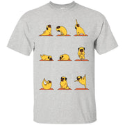 Yoga Pug Dog Men T-shirt