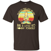 Yoga I’m Mostly Peace Love And Light And A Little Go Yoga Men T-shirt