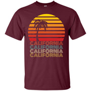 California Summer, Beach Palm Trees Men T-shirt