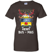 Merry Bus – Mas T shirt Gift Christmas Women T-Shirt