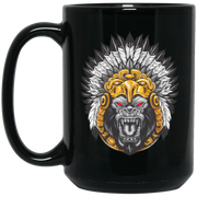 Gorilla wearing Aztec Headdress Coffee Mug, Tea Mug