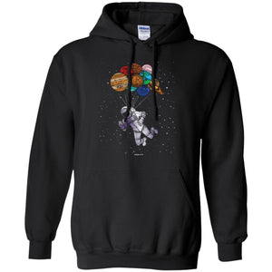 Astronaut Planets Gift Men T-shirt