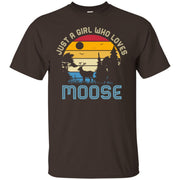 Just A Girl Who Loves Moose Men T-shirt