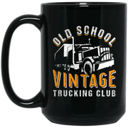 Old School, Vintage Trucking Club Coffee Mug, Tea Mug