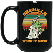 Funny Seagulls Stop It Now Vintage Coffee Mug, Tea Mug