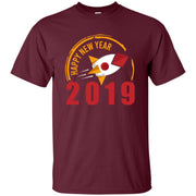Happy New Year 2019 Rocket Launch Men T-shirt