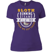 Sloth Running Team Women T-Shirt
