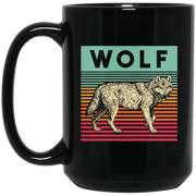 The Wolf Retro Coffee Mug, Tea Mug