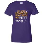 Golf Golfer Funny Quote Golfing Ball Wife Women T-Shirt