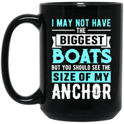 You Should See The Size Of My Anchor I Boating Fun Coffee Mug, Tea Mug