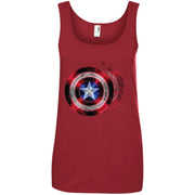 Captain America Shield Women T-Shirt