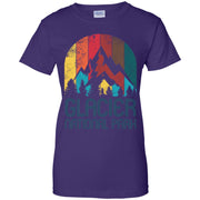 Glacier National Park Retro Gift Souvenir Women T-Shirt