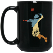 Retro Volleyball, Volleyball Player Coffee Mug, Tea Mug