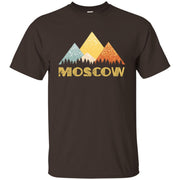 Retro City of Moscow Mountain Shirt Men T-shirt