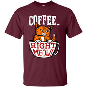 Coffee Right Meow Men T-shirt