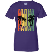 Aloha Hawaii Vintage Retro Surf Women T-Shirt