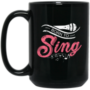 Born To Sing, Singer Christmas Coffee Mug, Tea Mug