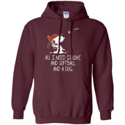 All I Need Is Love And Softball And A Dog Men T-shirt