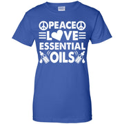 Peace Love Essential Oils Shirt Women T-Shirt