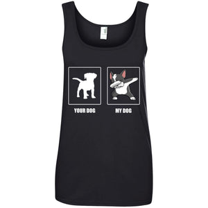 Your Dog My Dog Dabbin Boston Terrier Women T-Shirt