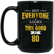 80th Birthday, Retro Eighty 80 Years Looks Coffee Mug, Tea Mug