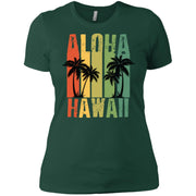 Aloha Hawaii Vintage Retro Surf Women T-Shirt