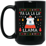 Fa La La La Llama Ugly Christmas Sweater Coffee Mug, Tea Mug