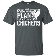 Retirement Plan Raise Chickens Men T-shirt