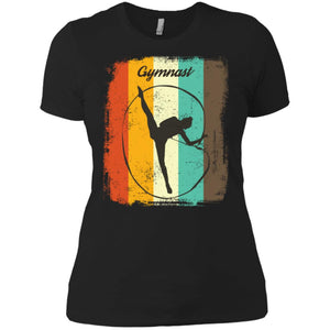 Gymnastics Retro 70s Vintage Rhythmic Women T-Shirt