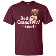 Grandpa Grand PAW, Pug Dog Gift Idea Best Ever Men T-shirt