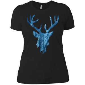 Deer In The Wood Forest Animal Gifts Women T-Shirt