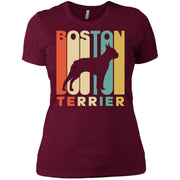Funny Boston – Boston Terrier Vintage Style Women T-Shirt