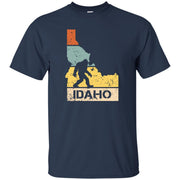 Funny Bigfoot Idaho T-shirt Love Idaho Men T-shirt