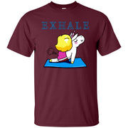 Exhale Unicorn Yoga Men T-shirt