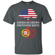 American Grown with Portuguese Roots Portugal Men T-shirt